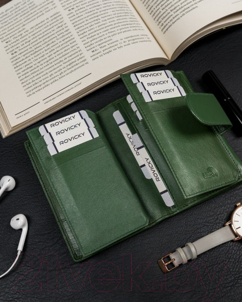 Изображение товара Портмоне Cedar 4U Cavaldi / RD-DB-10-GCL (темно-зеленый)