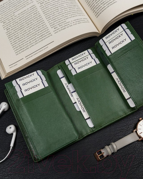 Изображение товара Портмоне Cedar 4U Cavaldi / RD-DB-10-GCL (темно-зеленый)