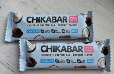 Изображение товара Набор протеиновых батончиков Chikalab Кокос (20x60г)