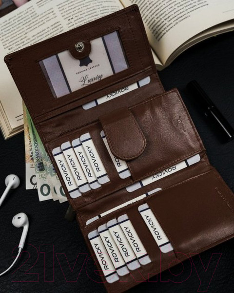 Изображение товара Портмоне Cedar Cavaldi RD-B55-GCL (D.Tan)