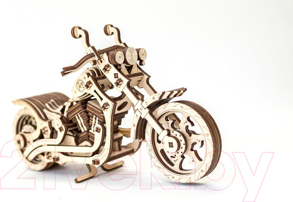 Изображение товара Мотоцикл игрушечный EWA Крузер с резиномотором