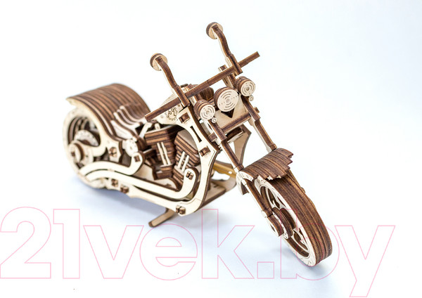 Изображение товара Мотоцикл игрушечный EWA Крузер с резиномотором