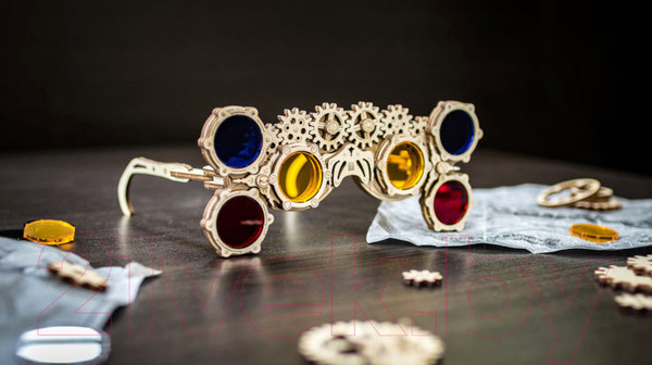 Изображение товара Конструктор EWA Механические очки-гогглы. Треугольник