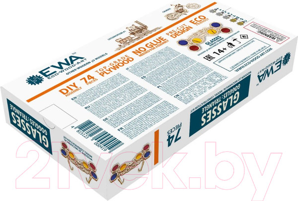 Изображение товара Конструктор EWA Механические очки-гогглы. Треугольник