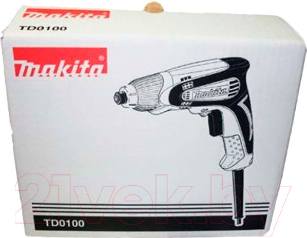 Изображение товара Профессиональный шуруповерт Makita TD0100