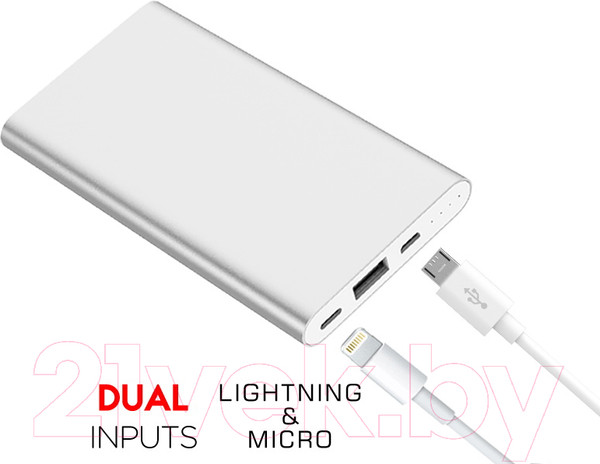 Изображение товара Портативное зарядное устройство Yoobao PL8 (серебристый)