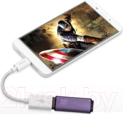 Изображение товара Адаптер Yoobao YB-CAF2 (белый)