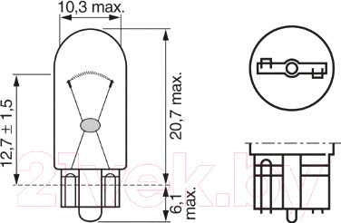 Изображение товара Автомобильная лампа Bosch 1987301026