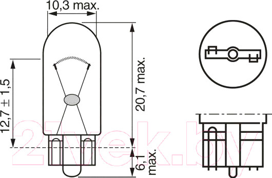 Изображение товара Автомобильная лампа Bosch 1987301033