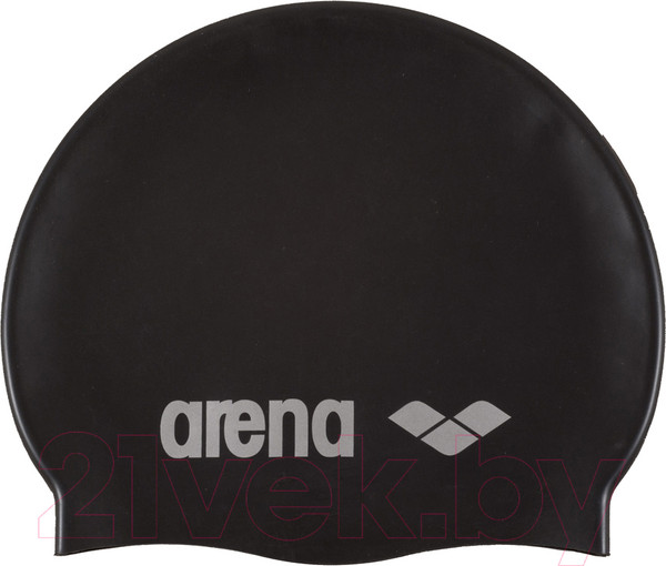 Изображение товара Шапочка для плавания ARENA Classic Silicone Cap / 91662 55 (Black/Silver)