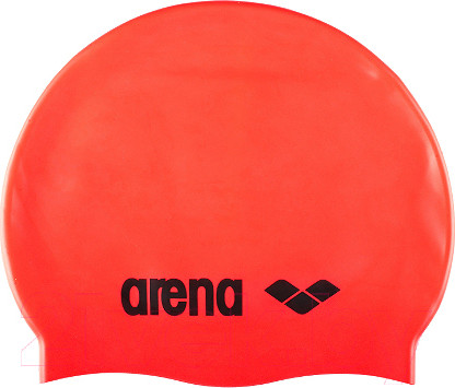 Изображение товара Шапочка для плавания ARENA Classic Silicone Cap / 91662 40 (Fluo red/Black)