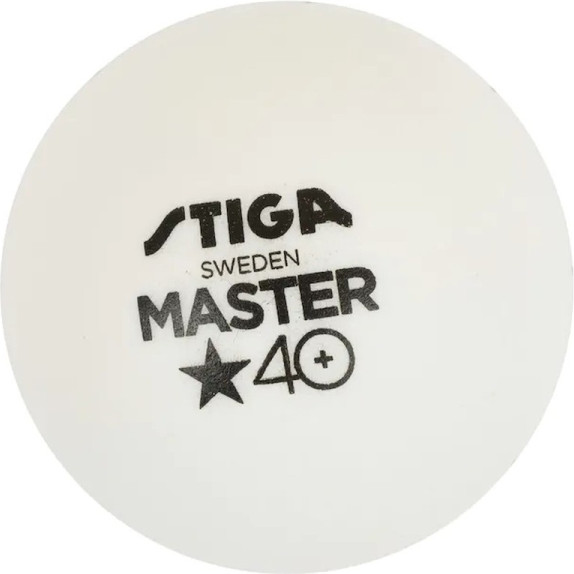 Изображение товара Набор мячей для настольного тенниса STIGA Master ABS (6шт, белый)