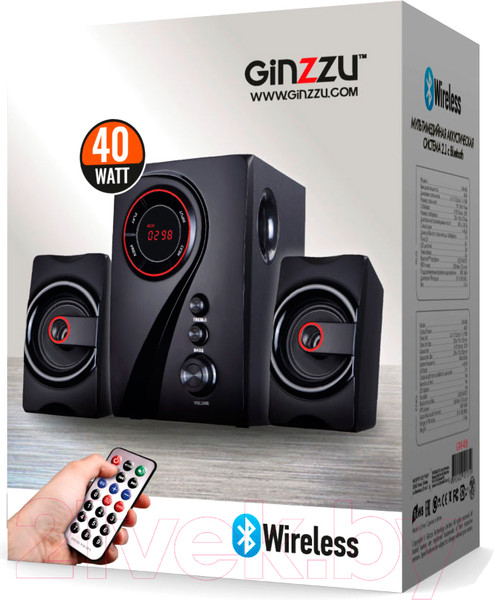 Изображение товара Мультимедиа акустика Ginzzu GM-406 2.1