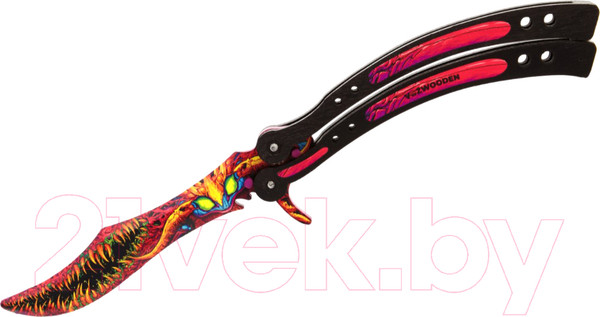 Изображение товара Нож игрушечный VozWooden Бабочка. Скоростной зверь / 1001-0115