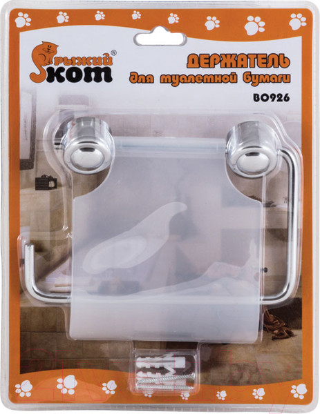 Изображение товара Держатель для туалетной бумаги Рыжий кот B0926 / 002487