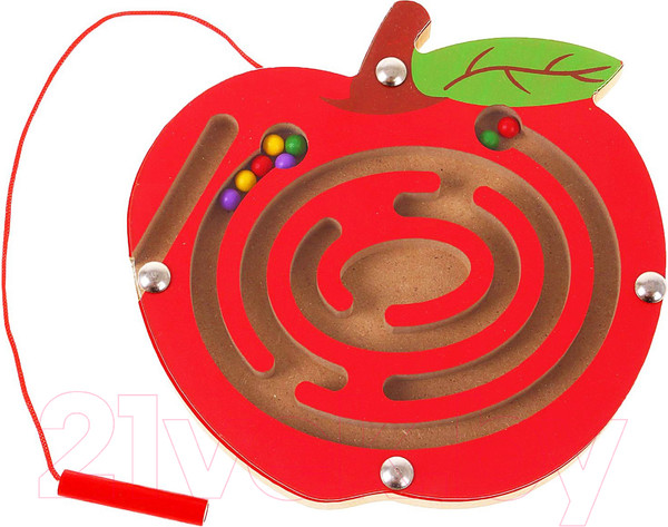 Изображение товара Развивающая игрушка Лесная мастерская Яблоко. Лабиринт магнитный / 1205630