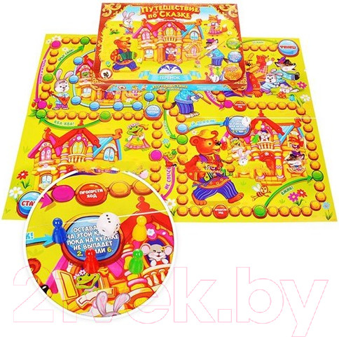 Изображение товара Настольная игра Русский стиль Путешествие по сказке. Теремок / RS-03042