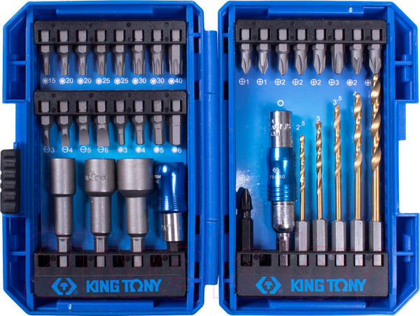 Изображение товара Набор головок, бит King TONY 1035MR