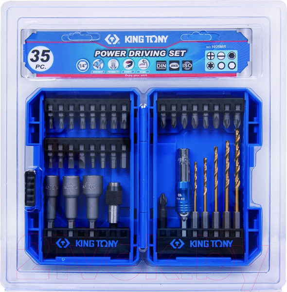 Изображение товара Набор головок, бит King TONY 1035MR