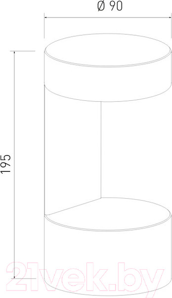 Изображение товара Бра уличное Elektrostandard Techno LED Nimbus 1540 (белый)
