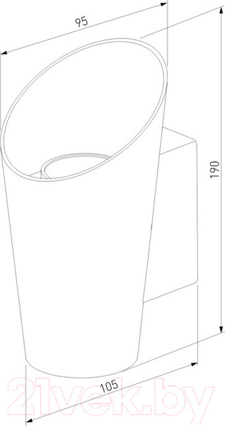 Изображение товара Бра уличное Elektrostandard Techno LED Tronc 1539 (белый)