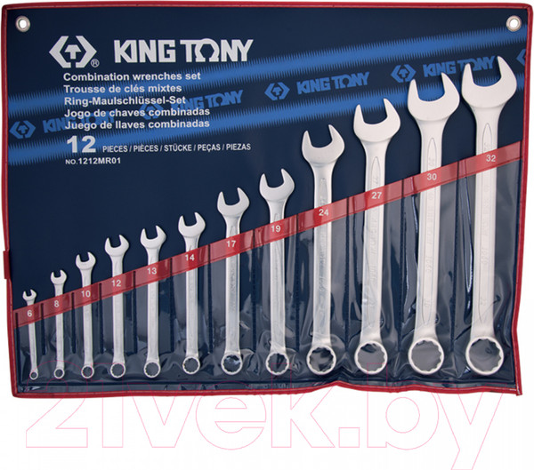 Изображение товара Набор ключей King TONY 1212MR01