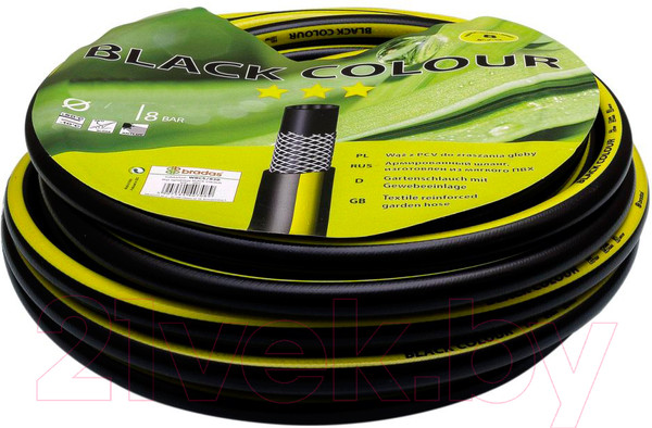 Изображение товара Шланг поливочный Bradas Black Colour 3/4 / WBC3/425 (25м)