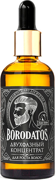 Изображение товара Концентрат для волос Borodatos Двухфазный для роста волос (100мл)