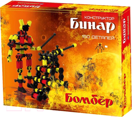 Изображение товара Конструктор Биплант Бинар. Бомбер / bp11072 (150эл)