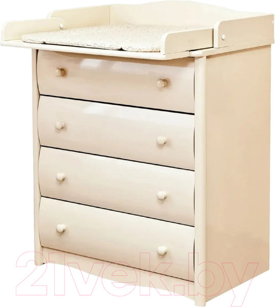 Изображение товара Комод пеленальный Красная звезда С 568П Э (слоновая кость)