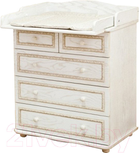 Изображение товара Комод пеленальный Красная звезда С 585 (античный белый)