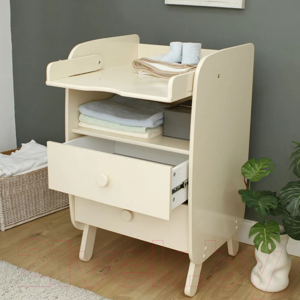 Изображение товара Комод пеленальный Красная звезда С782П Э (слоновая кость)