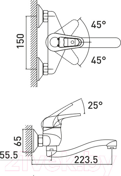 Изображение товара Смеситель Gross Aqua Optima 4548511-20S