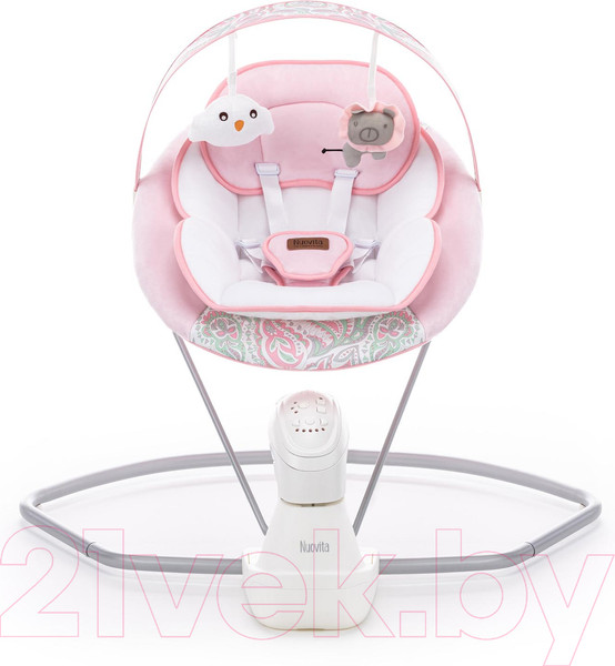 Изображение товара Подушка для шезлонга-качелей Nuovita Для электрокачели Attento (розовый сон)