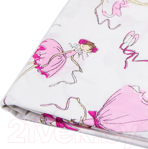 Изображение товара Простыня Amarobaby Балерины / AMARO-5103-B