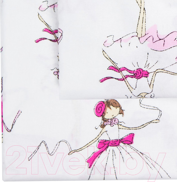 Изображение товара Простыня Amarobaby Балерины / AMARO-5103-B