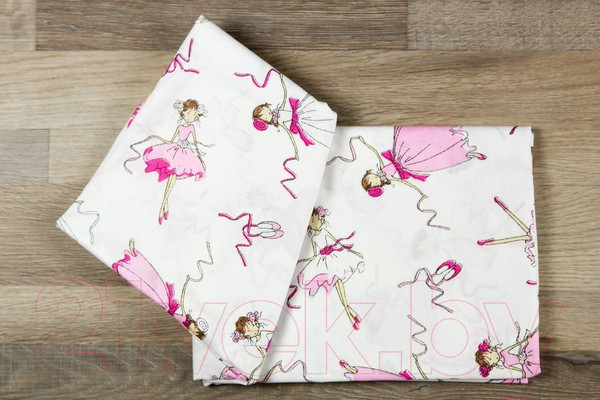 Изображение товара Простыня Amarobaby Балерины / AMARO-5103-B