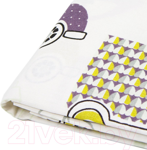 Изображение товара Простыня для малышей Amarobaby Город / AMARO-5103-Gd