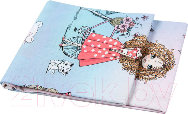 Изображение товара Простыня Amarobaby Парижанка / AMARO-5103-Pa