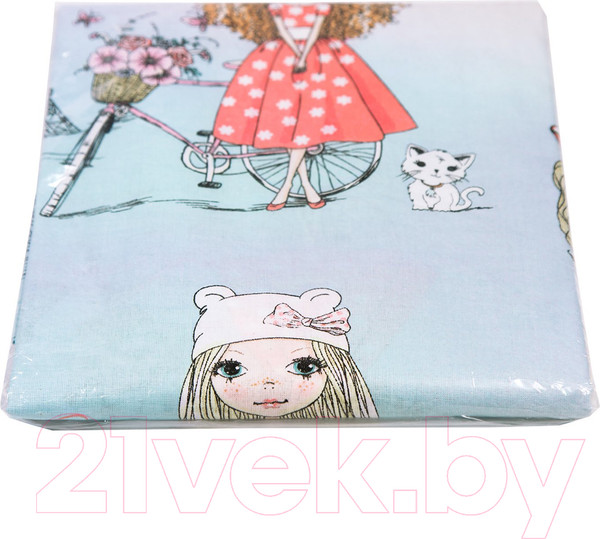 Изображение товара Простыня Amarobaby Парижанка / AMARO-5103-Pa