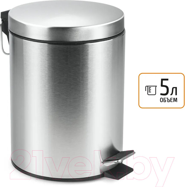 Изображение товара Мусорное ведро Рыжий кот DBM-01-5 / 310430 (матовый)