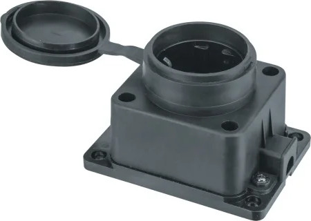 Изображение товара Розетка штепсельная Navigator 2P+PE 16А 220В / 61370 (черный)