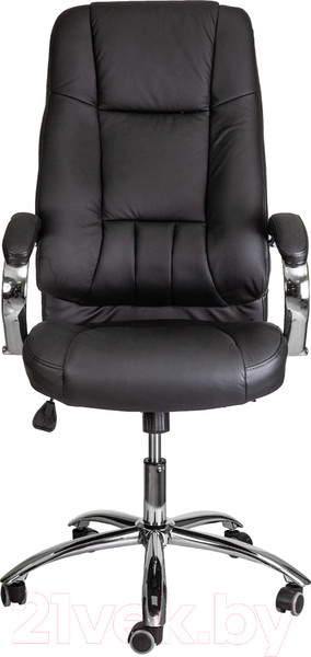 Изображение товара Кресло офисное AksHome King A, кожа (черный)