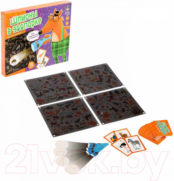 Изображение товара Настольная игра Лас Играс Шпионы в зоопарке / 4898456