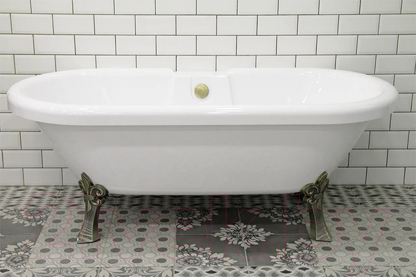 Изображение товара Ванна акриловая Radomir Леонесса 1 175x80 / 1-01-4-0-9-138 (с ножками бронза)