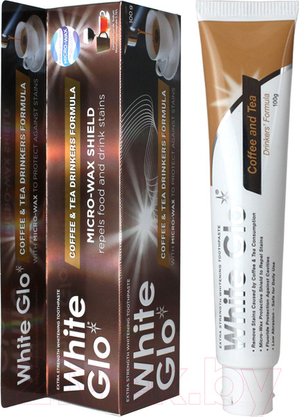 Изображение товара Зубная паста White Glo Отбеливающая Для любителей кофе и чая (100г)