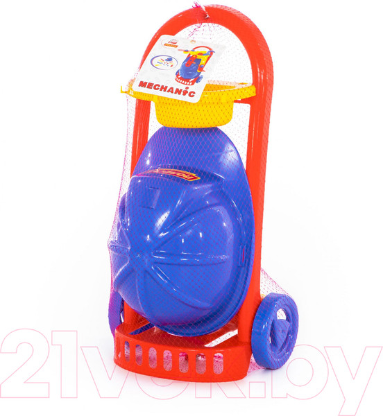 Изображение товара Тележка с инструментами игрушечная Полесье Механик / 69825 (14эл)