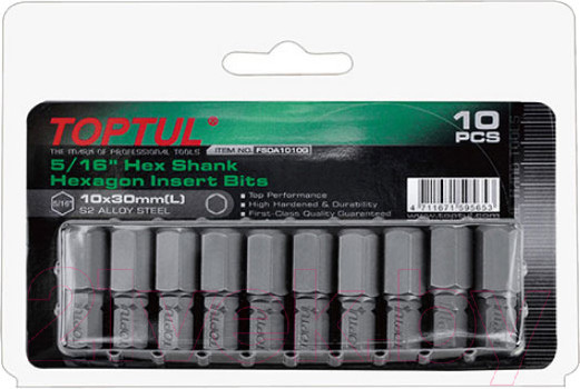 Изображение товара Набор бит Toptul FSDA1008G