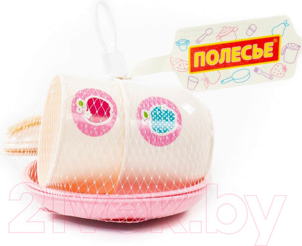 Изображение товара Набор игрушечной посуды Полесье Минутка на 2 персоны / 80240 (10эл)