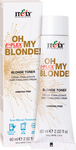 Изображение товара Крем-краска для волос Itely Oh My Blonde Toner Caramel (60мл)